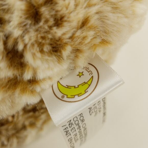 Animal Adventure Frosted Tan Bear Pink Bow Heart Paws Plush Stuffed Animal Soft - Picture 8 of 11